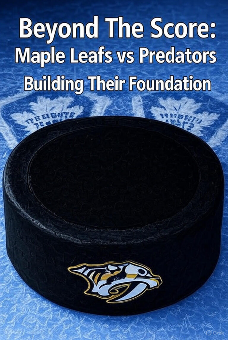 Beyond The Score Maple Leafs vs. Predators Building Their Foundation