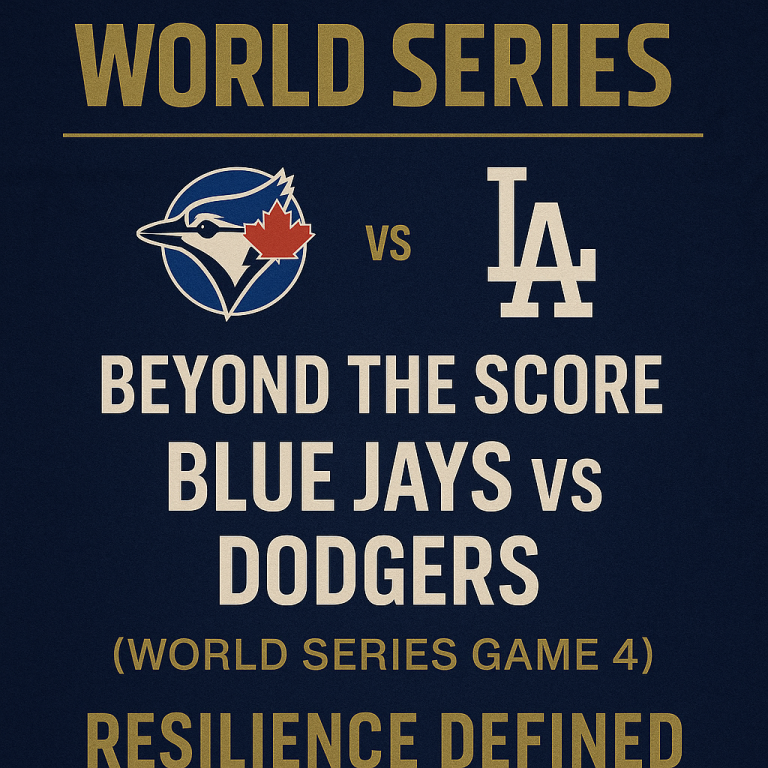 Blue Jays vs Dodgers Game 4