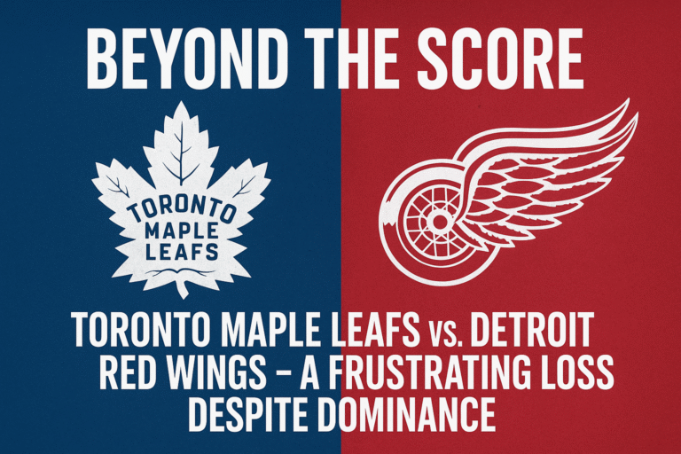 Leafs vs Red Wings