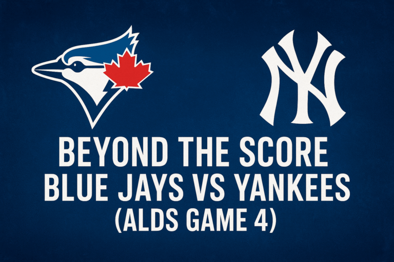 Beyond The Score (ALDS Game 4)
