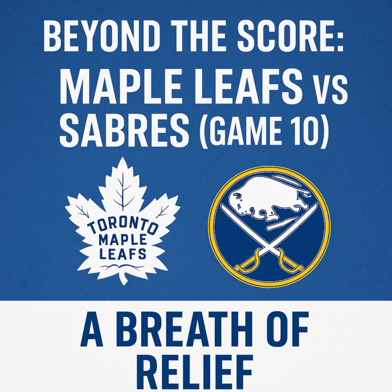 Leafs vs Sabres Game 10