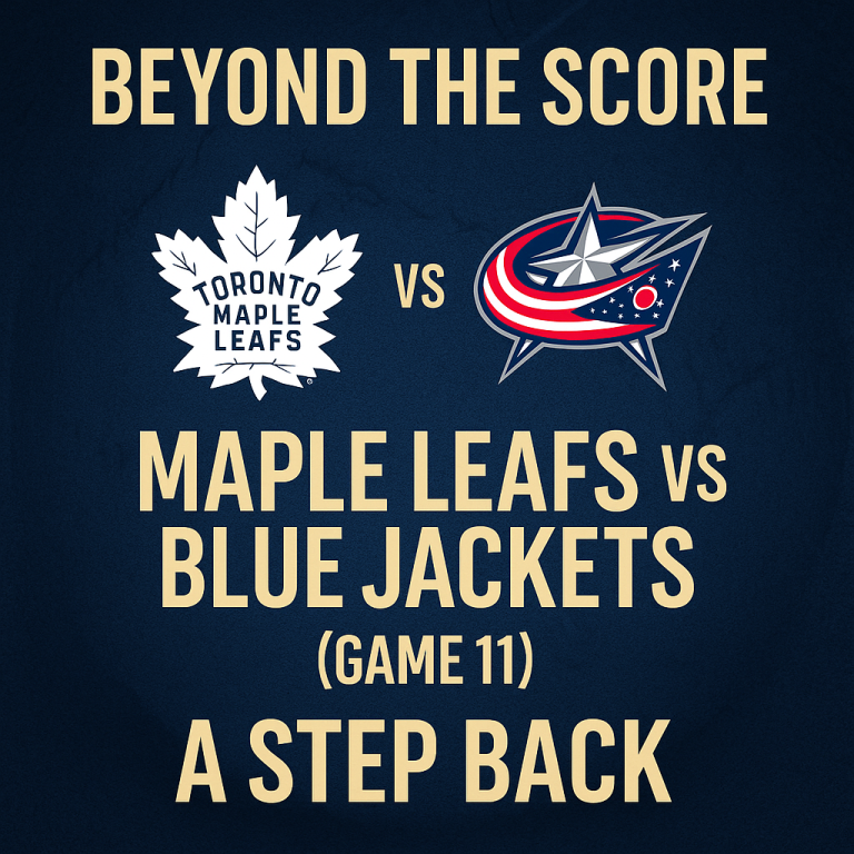 Maple Leafs vs Blue Jackets