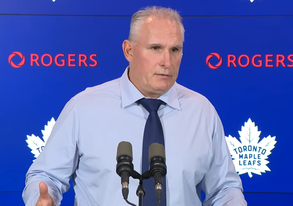 Craig Berube speaks postgame after Leafs 4-3 win over Flames