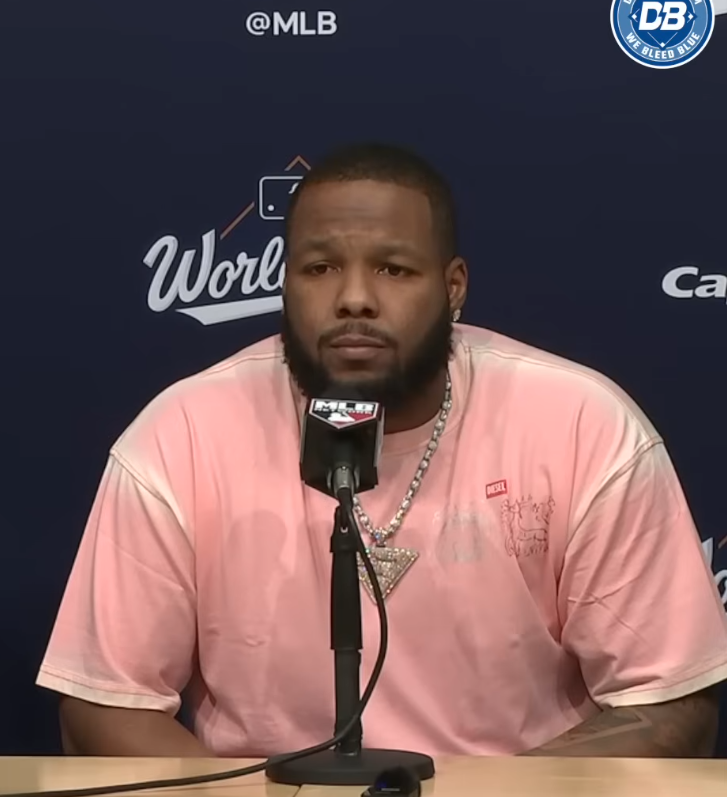 Vladimir Guerrero Jr. speaks postgame after Game 4 of the World Series