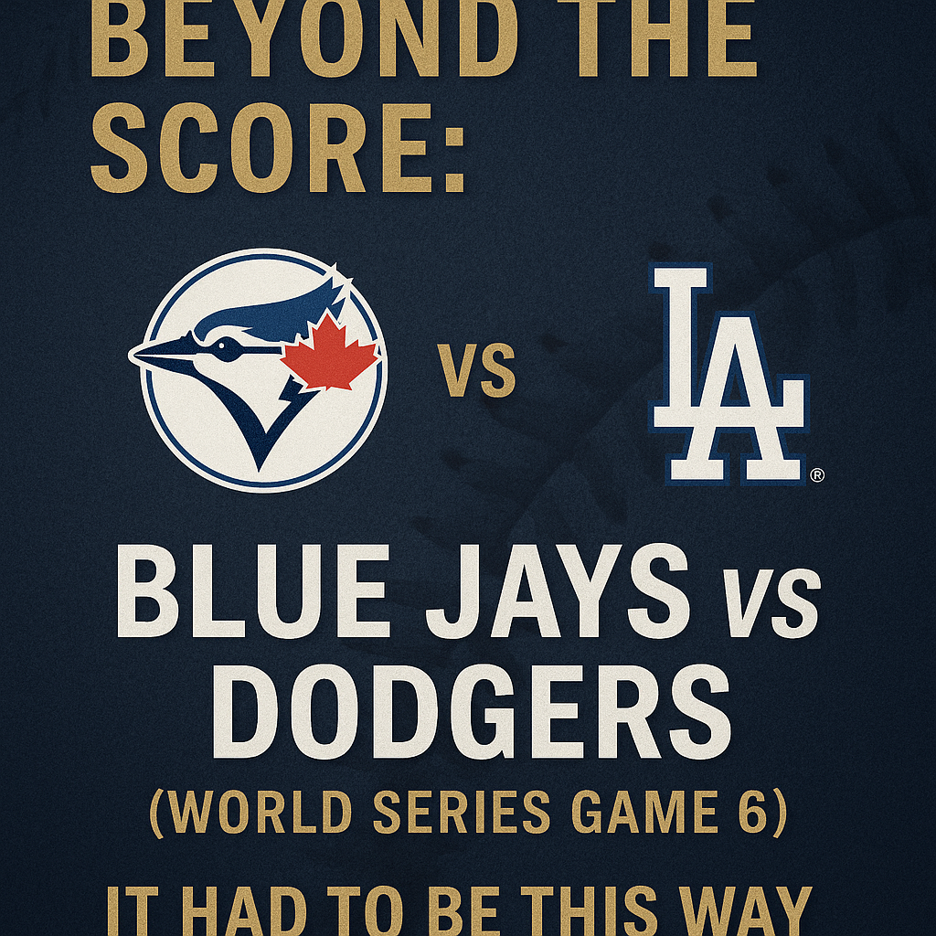 Blue Jays vs Dodgers Game 6
