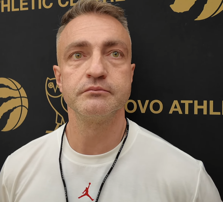 Darko Rajaković speaks at Raptors practice about Scottie Barnes’ defense, Grady Dick’s growth, and team chemistry.